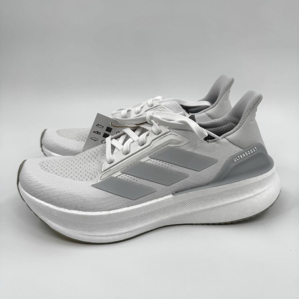 adidas Ultraboost 5x Running Shoes White Blue Grey Womens Size 9.5